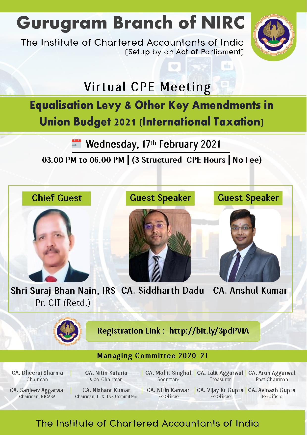 Virtual CPE Meeting