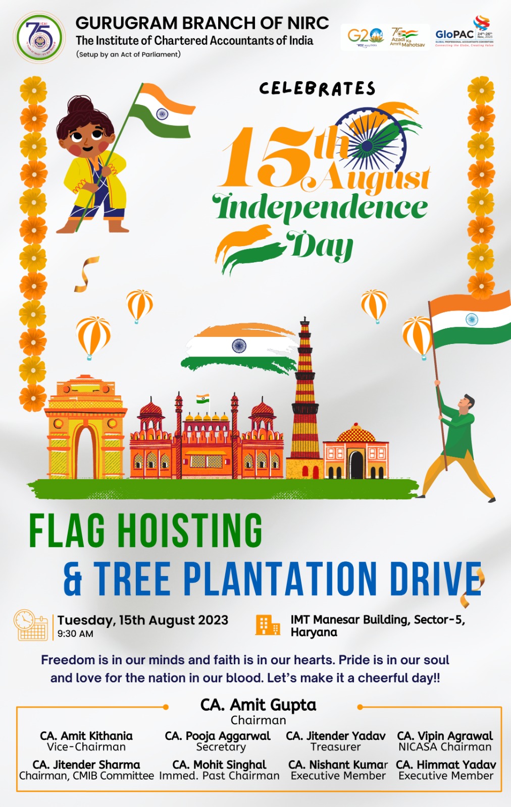 Flag Hoisting & Tree Plantation