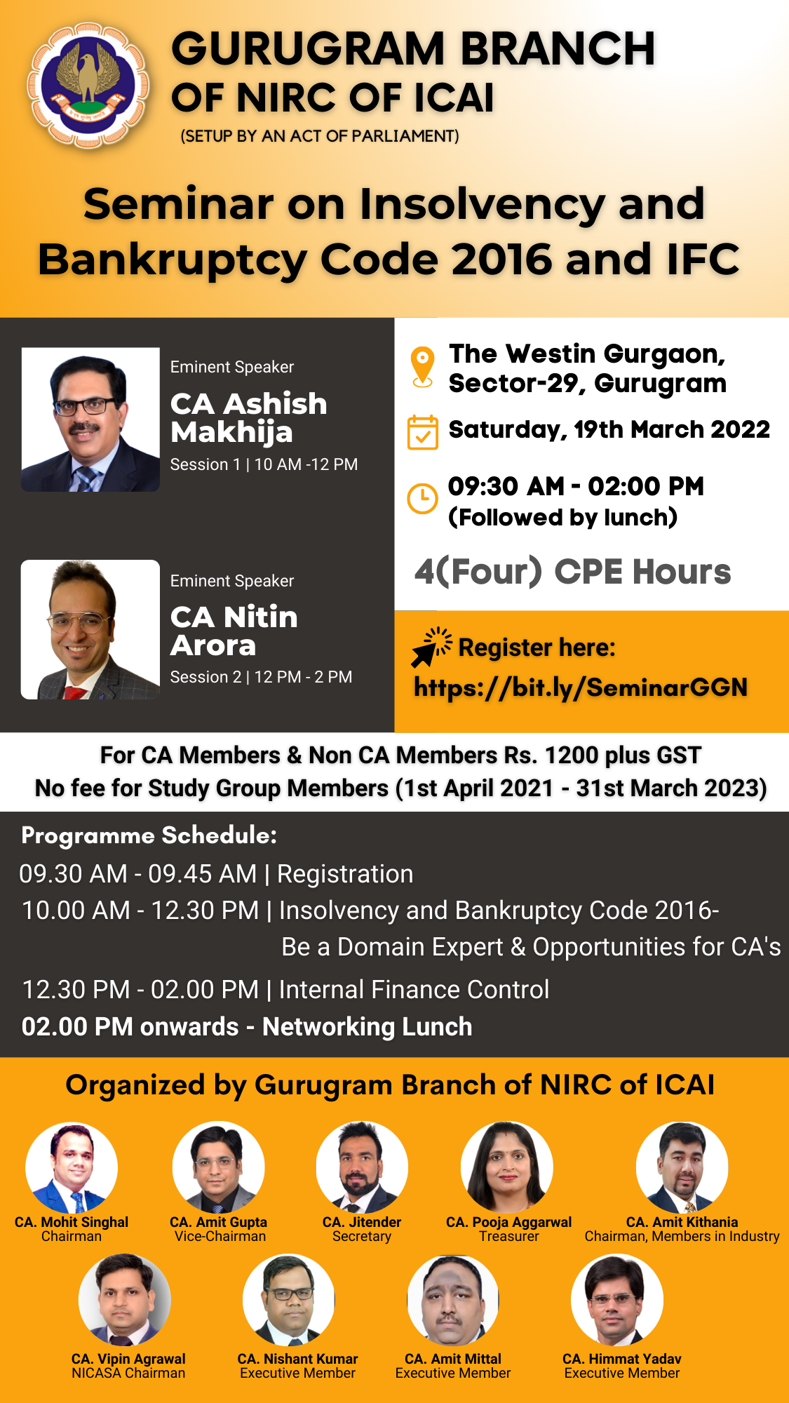 Seminar on Insolvency and Bankruptcy Code 2016 and IFC